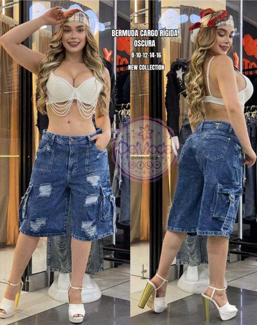 Bermuda Jeans Cargo 2