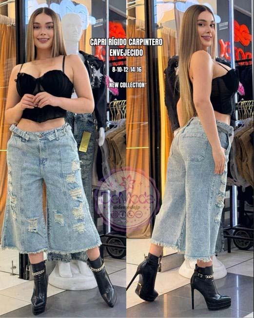 Bermuda Jeans Carpintero