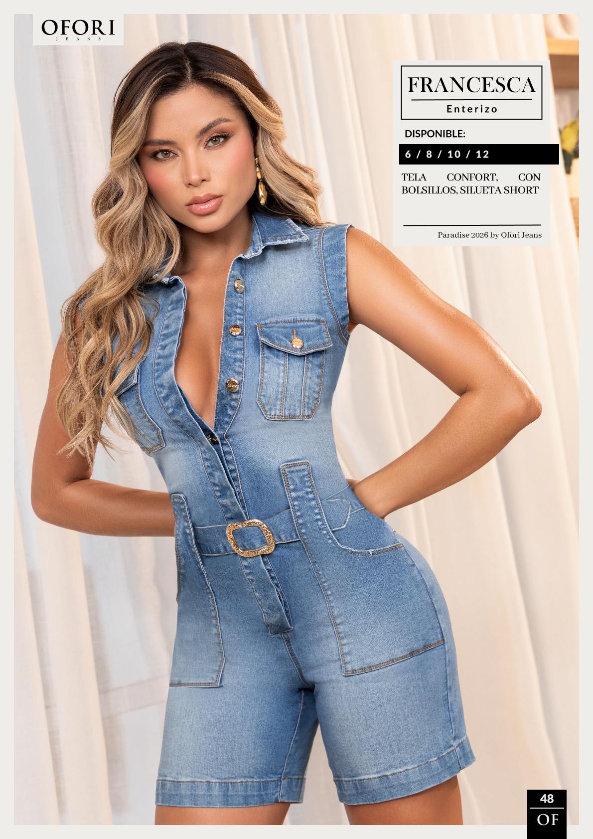 Enterizo Jeans Francesca