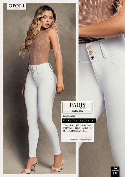 Jeans Paris Blanco