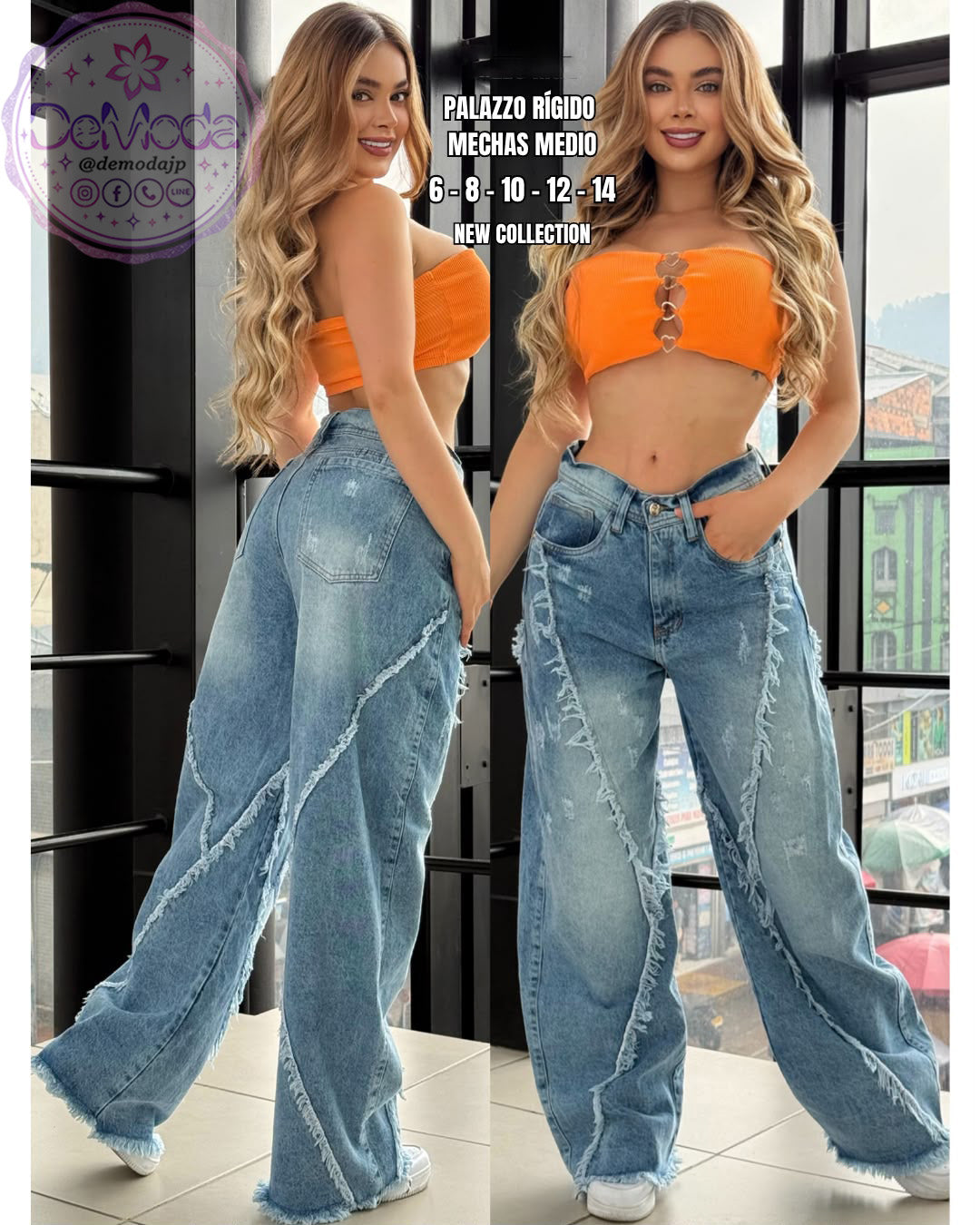 Jeans Mechas 1