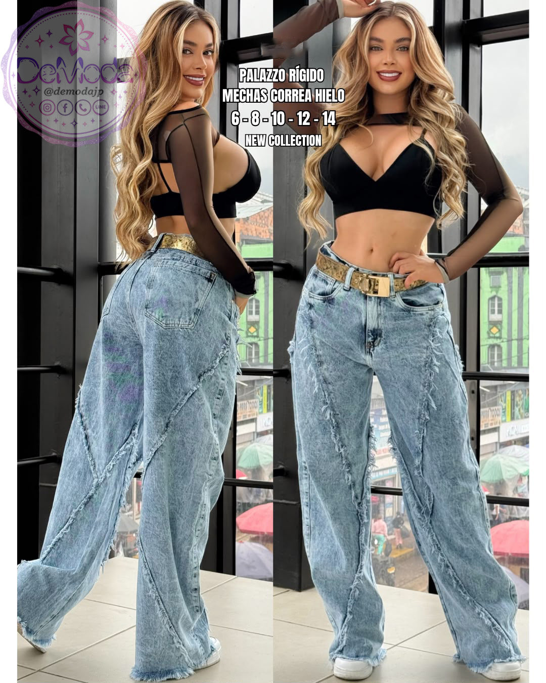 Jeans Mechas 2